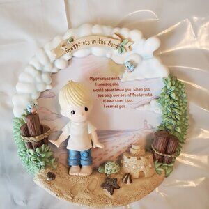 Precious Moments by Sam Butcher, Footsteps in the Sand